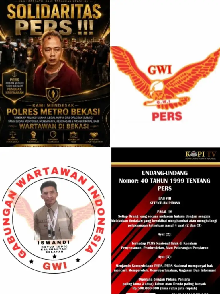 Waww!!! “DPD-GWI KALSEL ANGKAT BICARA, LAPORAN KORBAN DIDUGA DIABAIKAN — PROPAM POLRI DIMINTA SEGERA BERTINDAK DEMI MEMULIHKAN KEPERCAYAAN MASYARAKAT”